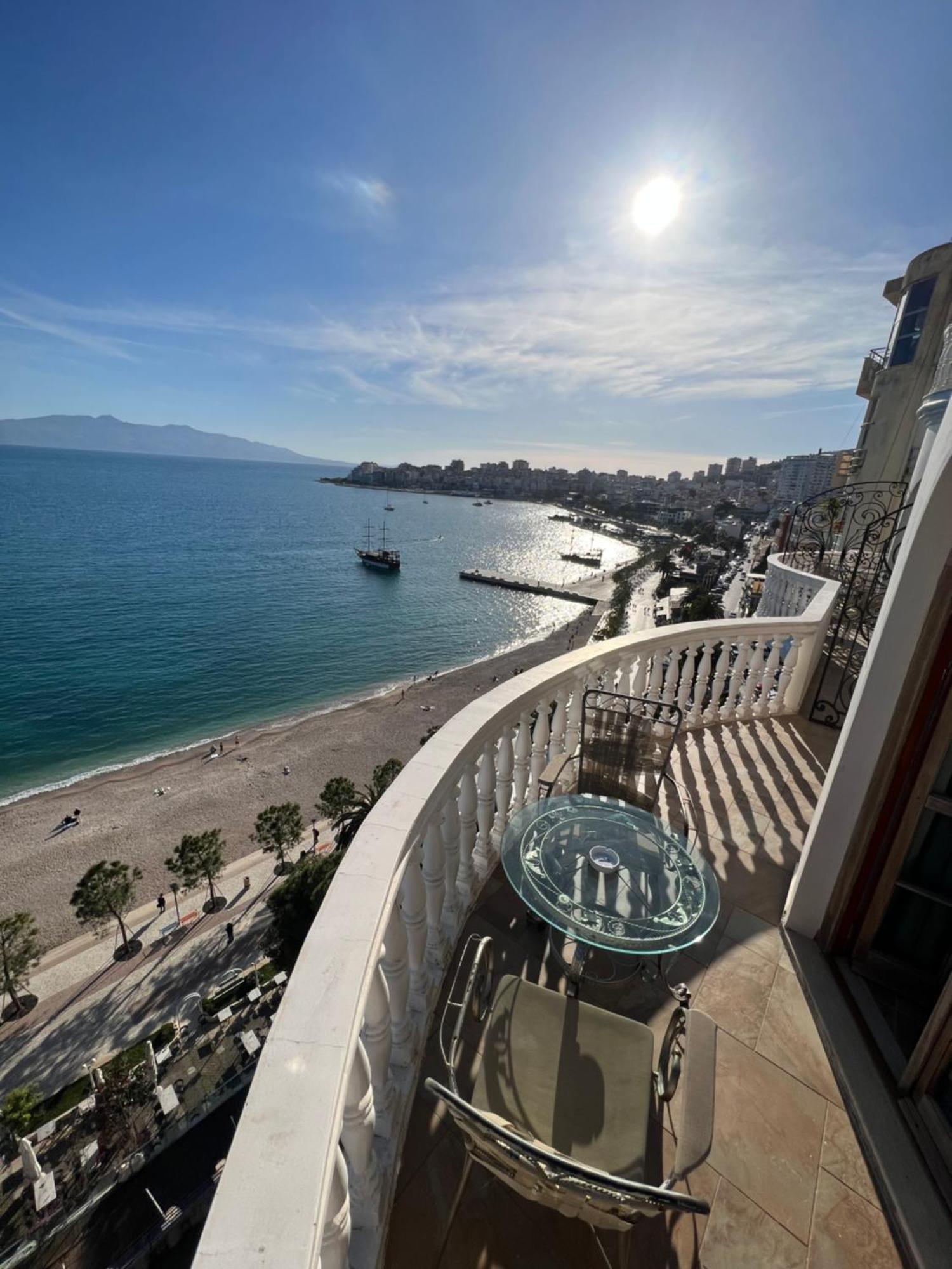 Monte Cristo Hotel With Rooftop Pool Sarandë Exterior foto